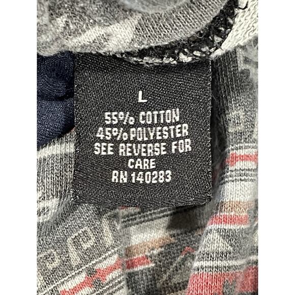 Beautiful Giant Jogger Men’s Large Gray Pull On Southwestern Aztec Sweatpants - Picture 12 of 13